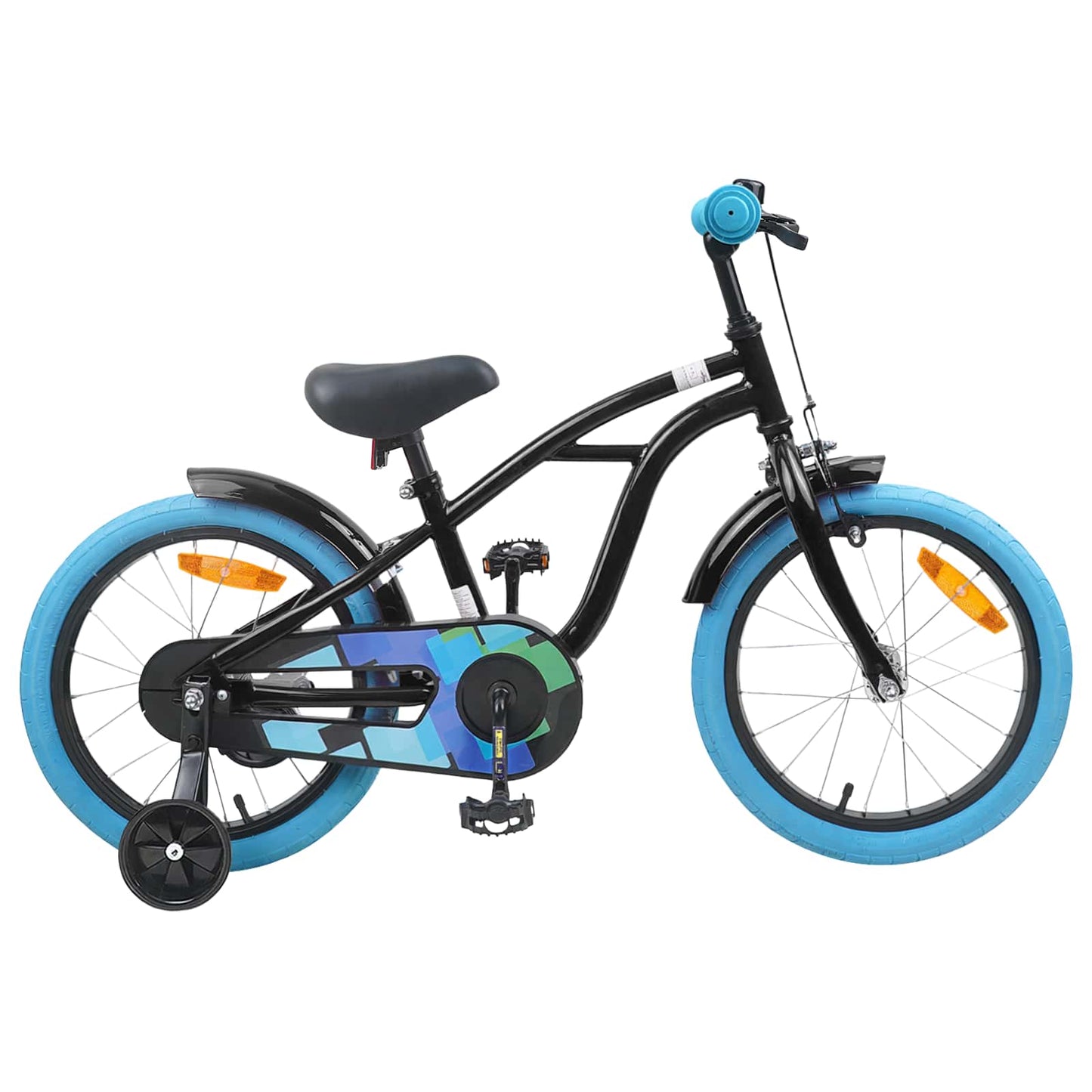 Kids Bike 16 Inches for 4-6 Years Old Black