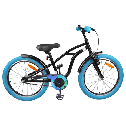 Kids Bike 22 Inches for 7-12 Years Old Black