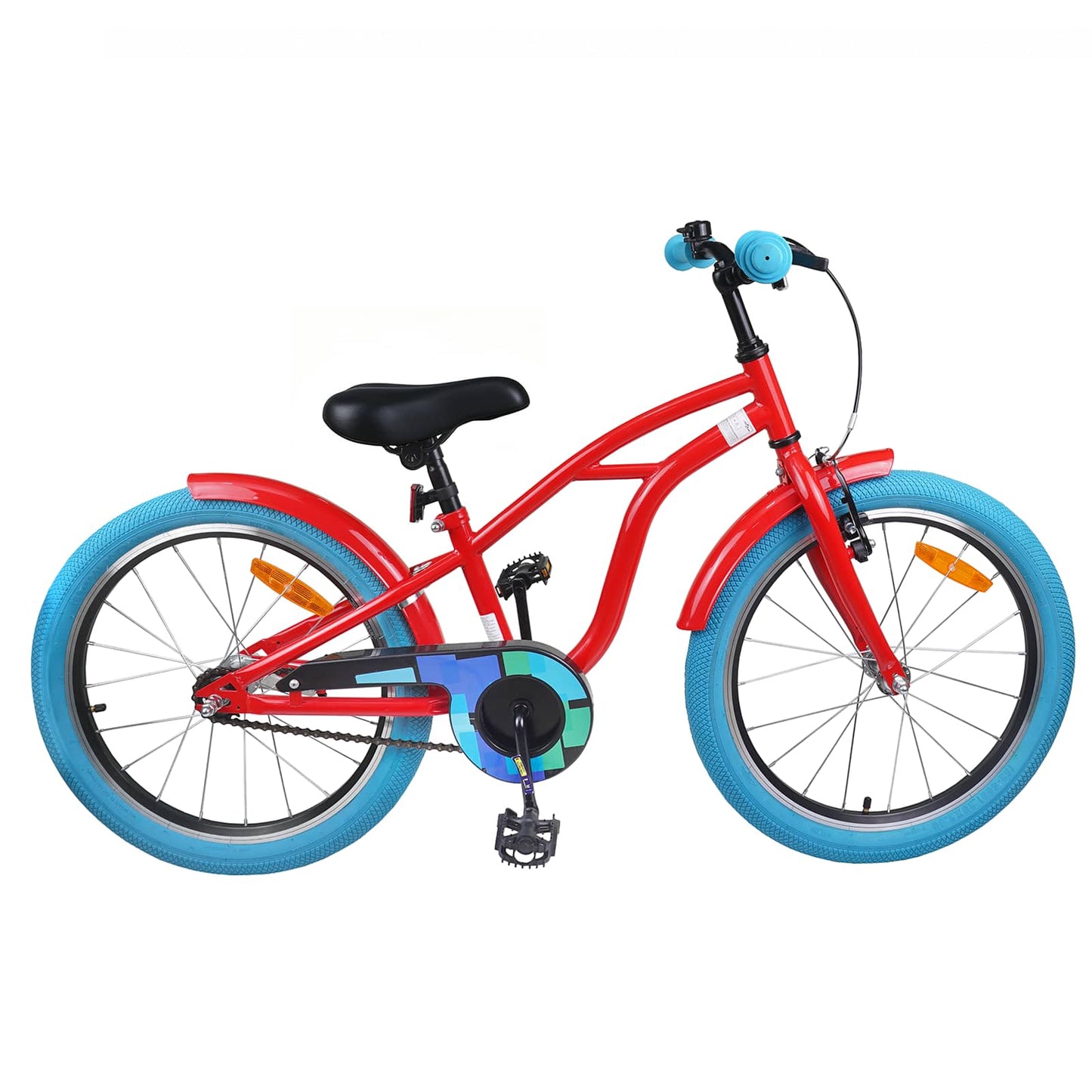Kids Bike 20 Inches for 6-11 Years Old Red