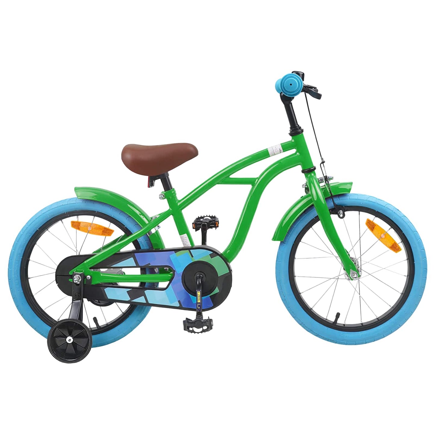 Kids Bike 16 Inches for 4-6 Years Old Green