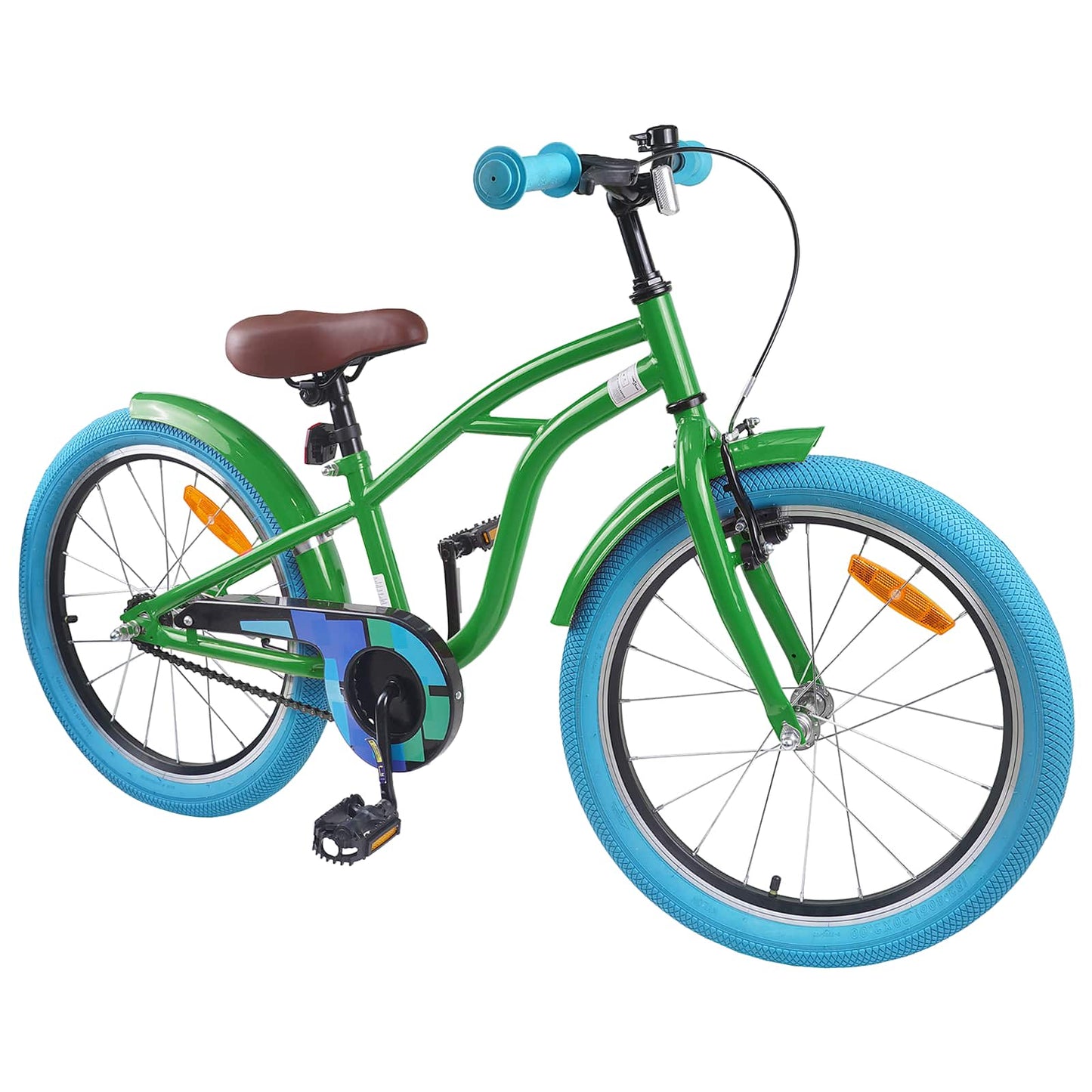Kids Bike 20 Inches for 6-11 Years Old Green