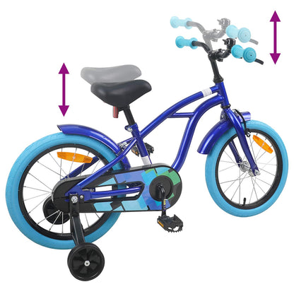 Kids Bike 16 Inches for 4-6 Years Old Dark Blue