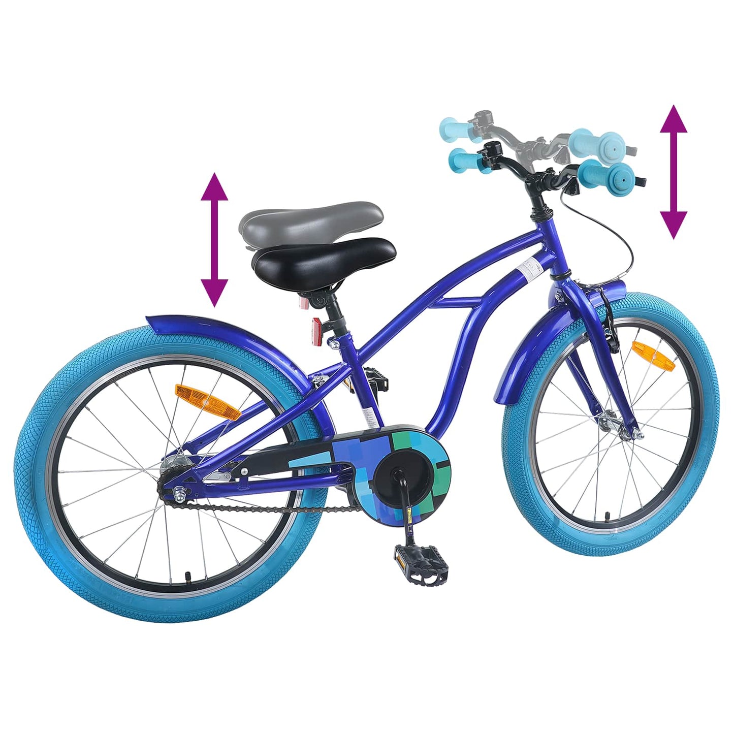 Kids Bike 20 Inches for 6-11 Years Old Dark Blue