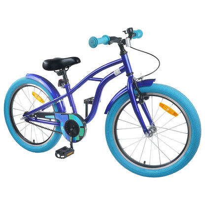 Kids Bike 22 Inches for 7-12 Years Old Dark Blue