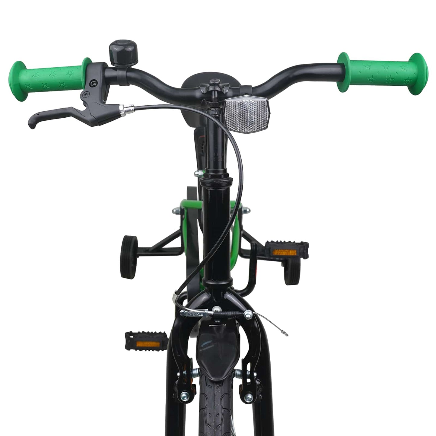 Kids Bike 16 Inches for 4-6 Years Old Green Black