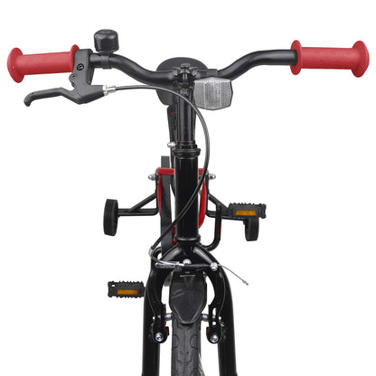 Kids Bike 16 Inches for 4-6 Years Old Red Black