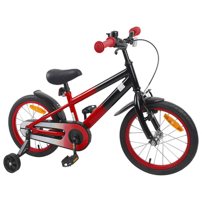 Kids Bike 16 Inches for 4-6 Years Old Red Black