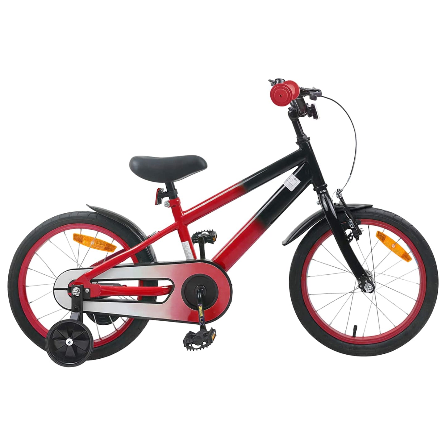 Kids Bike 16 Inches for 4-6 Years Old Red Black
