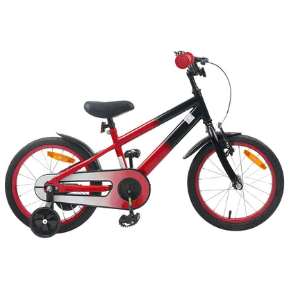 Kids Bike 16 Inches for 4-6 Years Old Red Black
