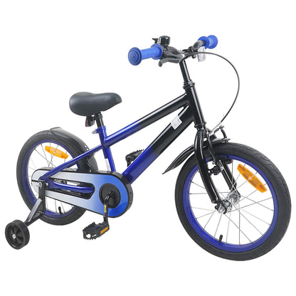 Kids Bike 16 Inches for 4-6 Years Old Blue Black