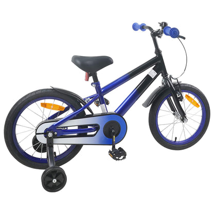 Kids Bike 16 Inches for 4-6 Years Old Blue Black