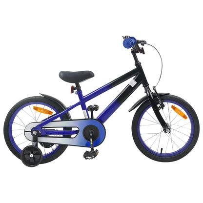 Kids Bike 16 Inches for 4-6 Years Old Blue Black