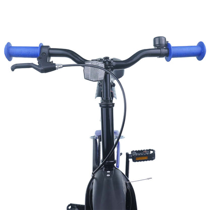 Kids Bike 18 Inches for 5-7 Years Old Blue Black