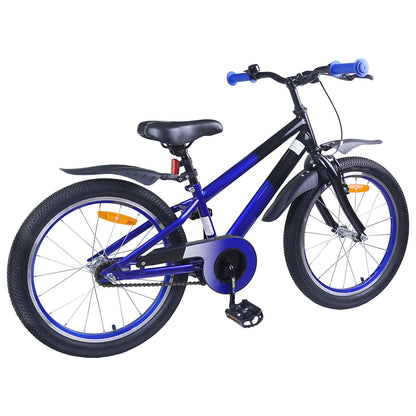 Kids Bike 18 Inches for 5-7 Years Old Blue Black