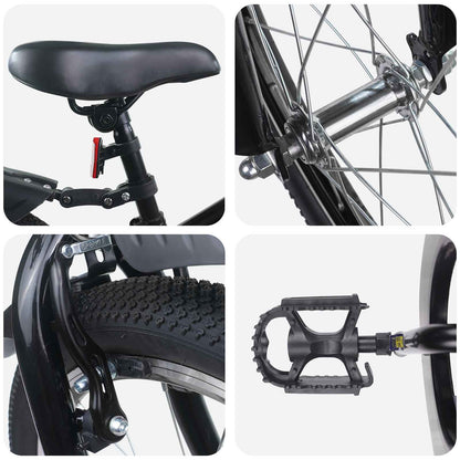 Kids Bike 18 Inches for 5-7 Years Old Black