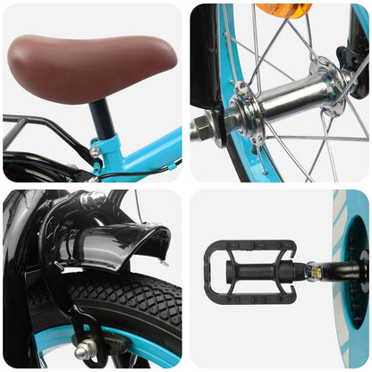 Kids Bike 16 Inches for 4-6 Years Old Light Blue