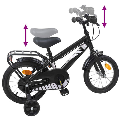 Kids Bike 12 Inches for 2-4 Years Old Black
