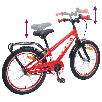 Kids Bike 20 Inches for 6-11 Years Old Red
