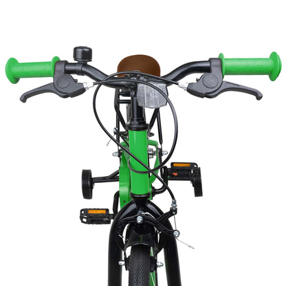 Kids Bike 12 Inches for 2-4 Years Old Green