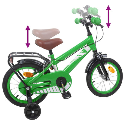 Kids Bike 16 Inches for 4-6 Years Old Green