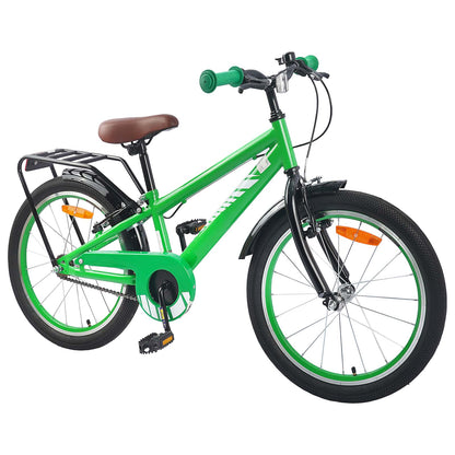 Kids Bike 18 Inches for 5-7 Years Old Green
