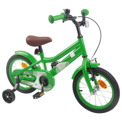 Kids Bike 14 Inches for 3-5 Years Old Green