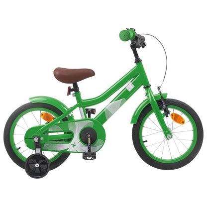 Kids Bike 16 Inches for 4-6 Years Old Green