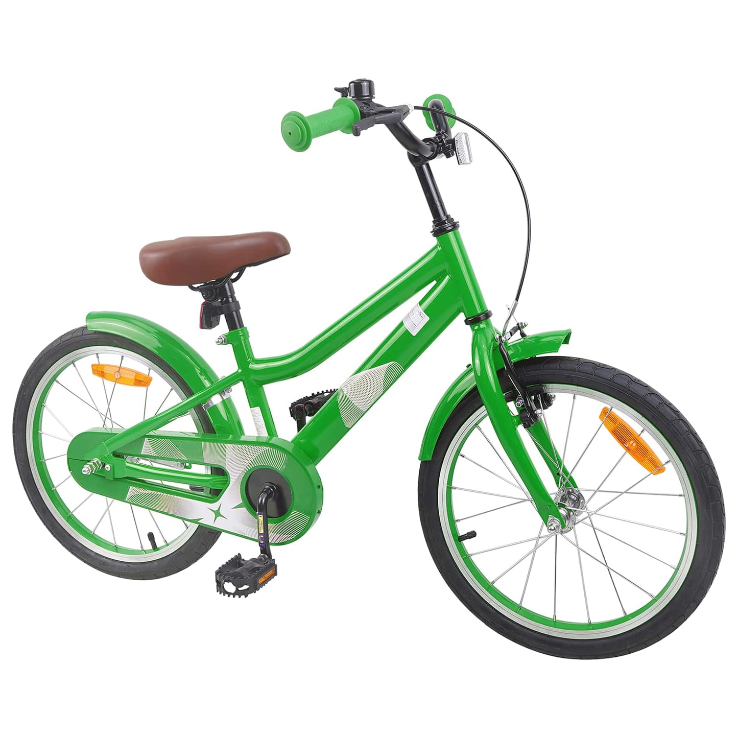 Kids Bike 18 Inches for 5-7 Years Old Green