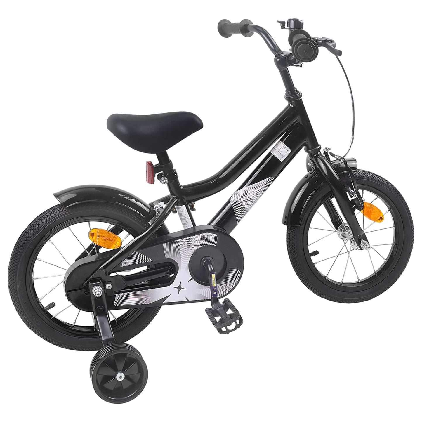 Kids Bike 16 Inches for 4-6 Years Old Black
