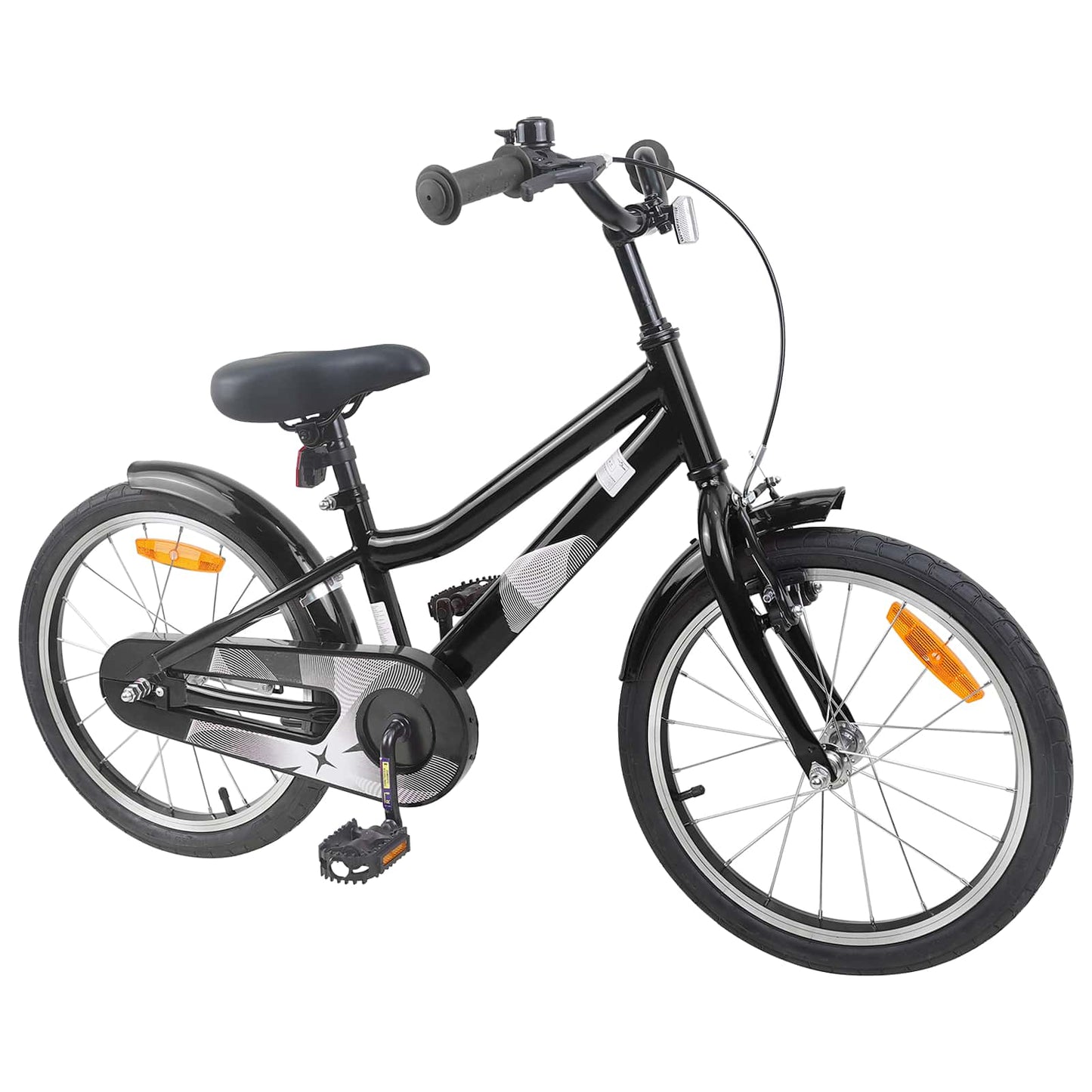 Kids Bike 18 Inches for 5-7 Years Old Black