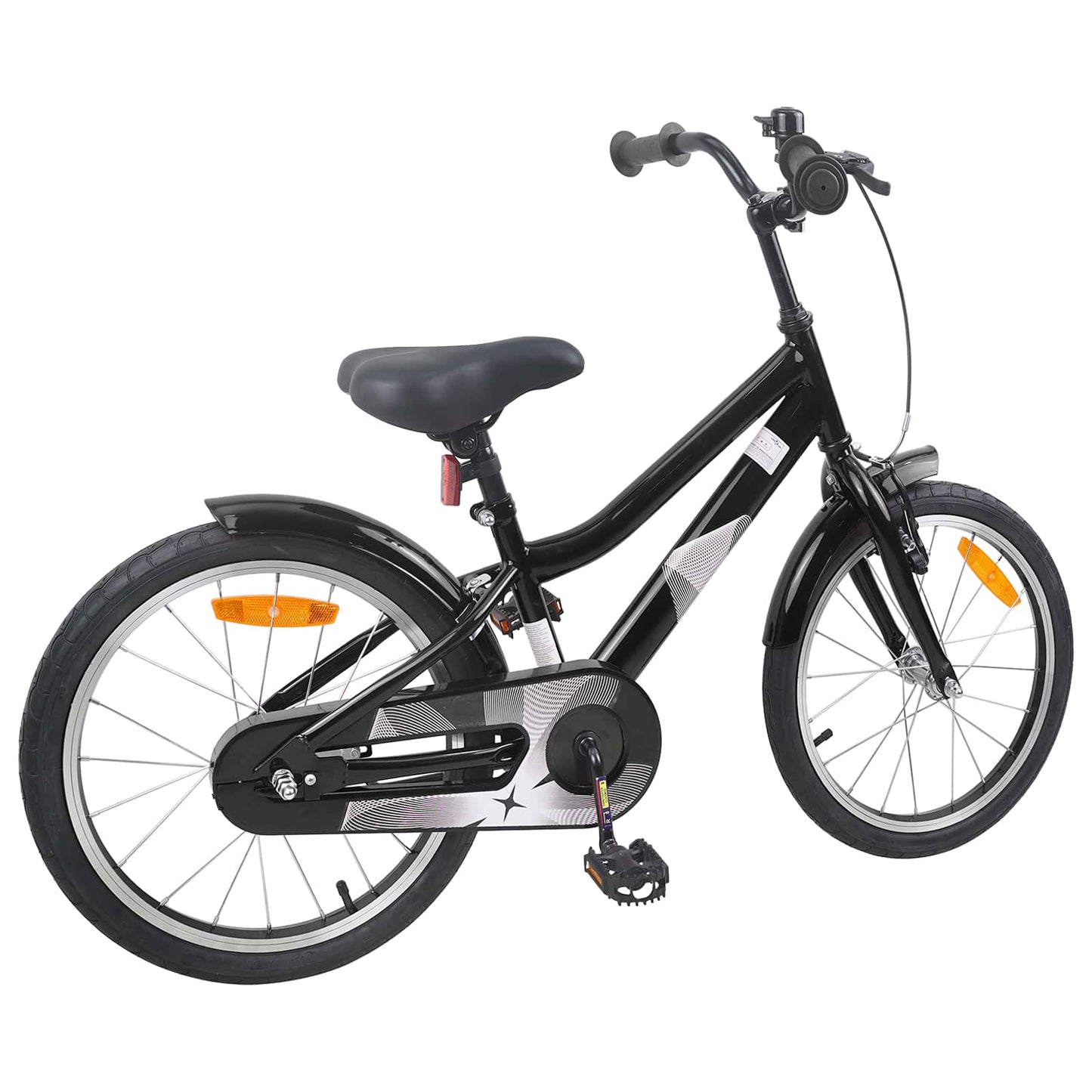 Kids Bike 18 Inches for 5-7 Years Old Black