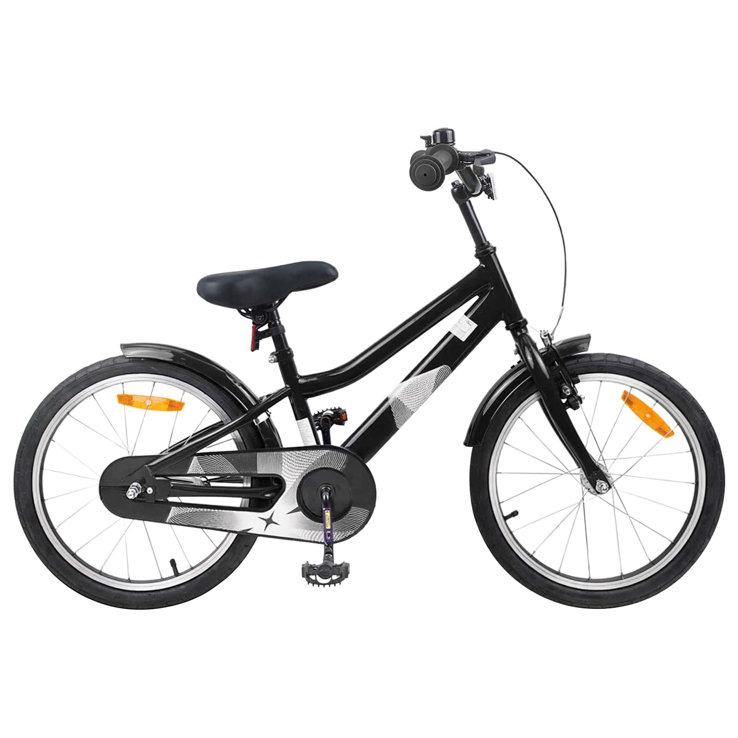 Kids Bike 18 Inches for 5-7 Years Old Black