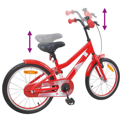 Kids Bike 18 Inches for 5-7 Years Old Red