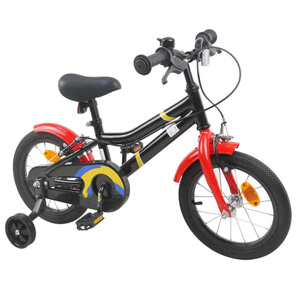 Kids Bike 12 Inches for 2-4 Years Old Black Red