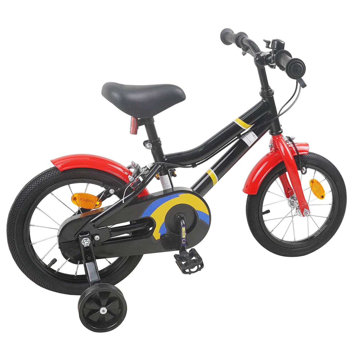 Kids Bike 12 Inches for 2-4 Years Old Black Red