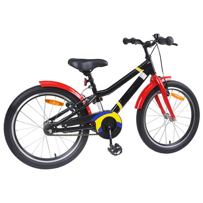 Kids Bike 22 Inches for 7-12 Years Old Red and Black
