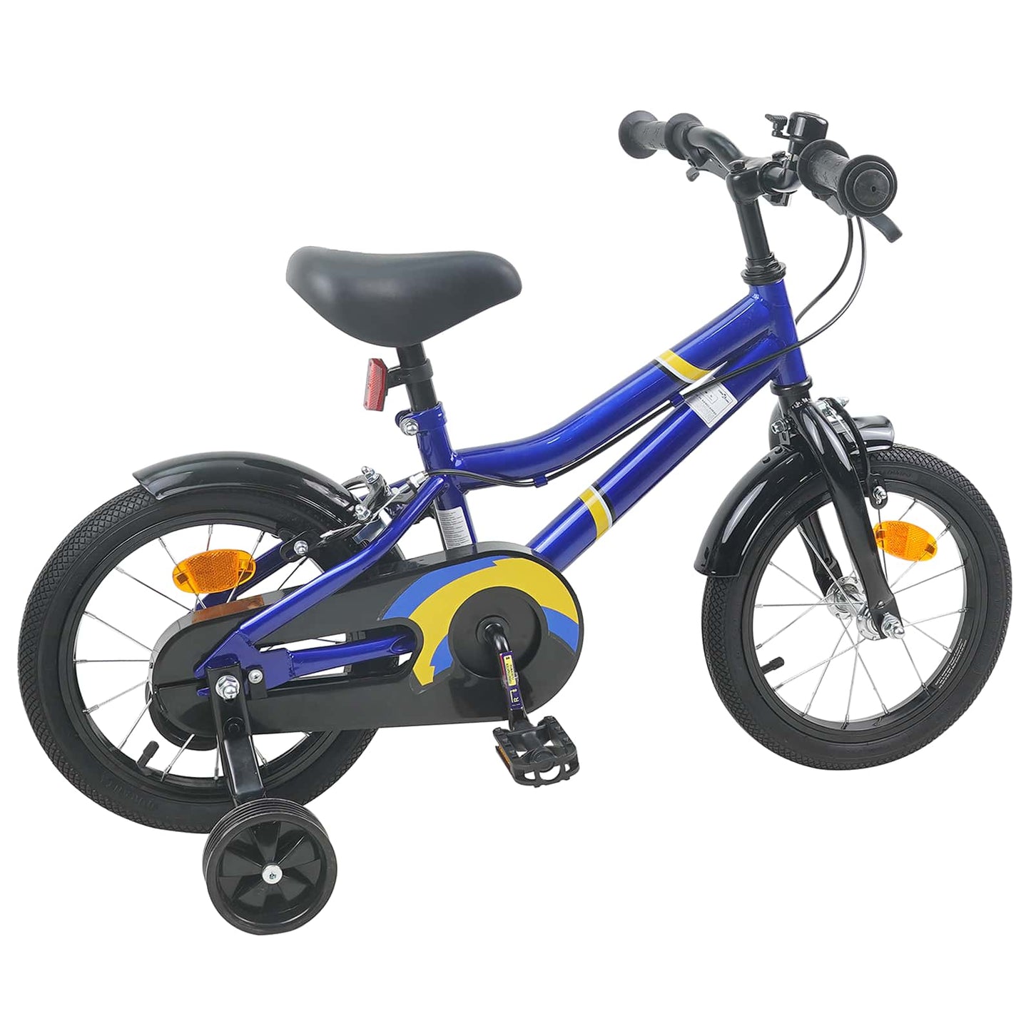 Kids Bike 12 Inches for 2-4 Years Old Blue and Black