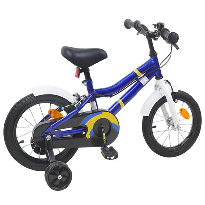 Kids Bike 12 Inches for 2-4 Years Old Blue White
