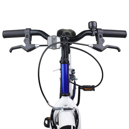 Kids Bike 18 Inches for 5-7 Years Old Blue White