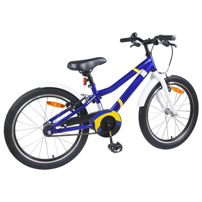 Kids Bike 18 Inches for 5-7 Years Old Blue White