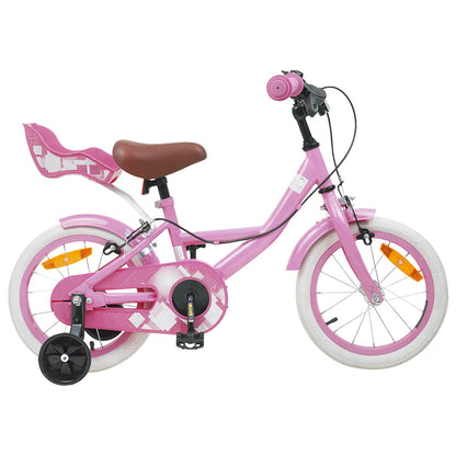 Kids Bike 12 Inches for 2-4 Years Old Light Pink