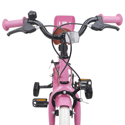 Kids Bike 14 Inches for 3-5 Years Old Light Pink