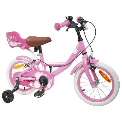 Kids Bike 16 Inches for 4-6 Years Old Light Pink
