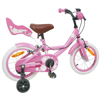 Kids Bike 16 Inches for 4-6 Years Old Light Pink