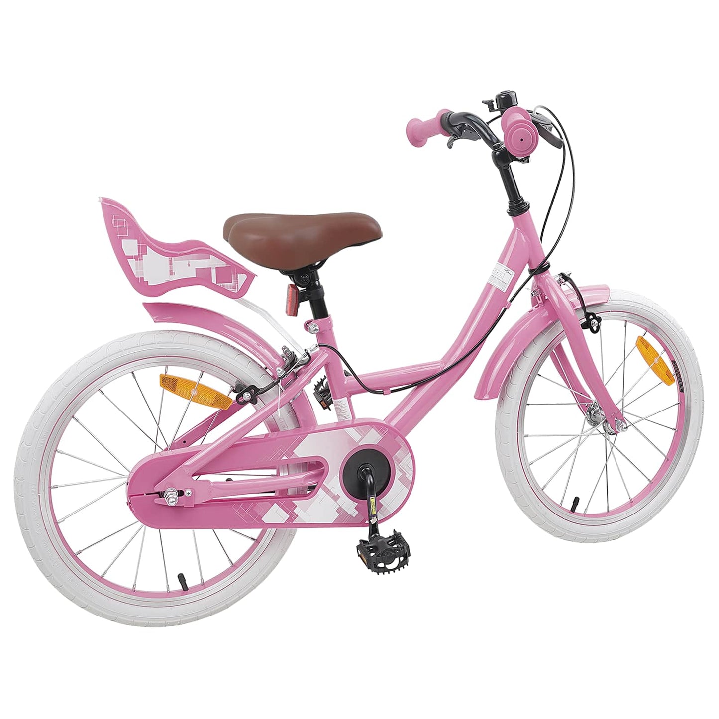Kids Bike 18 Inches for 5-7 Years Old Light Pink