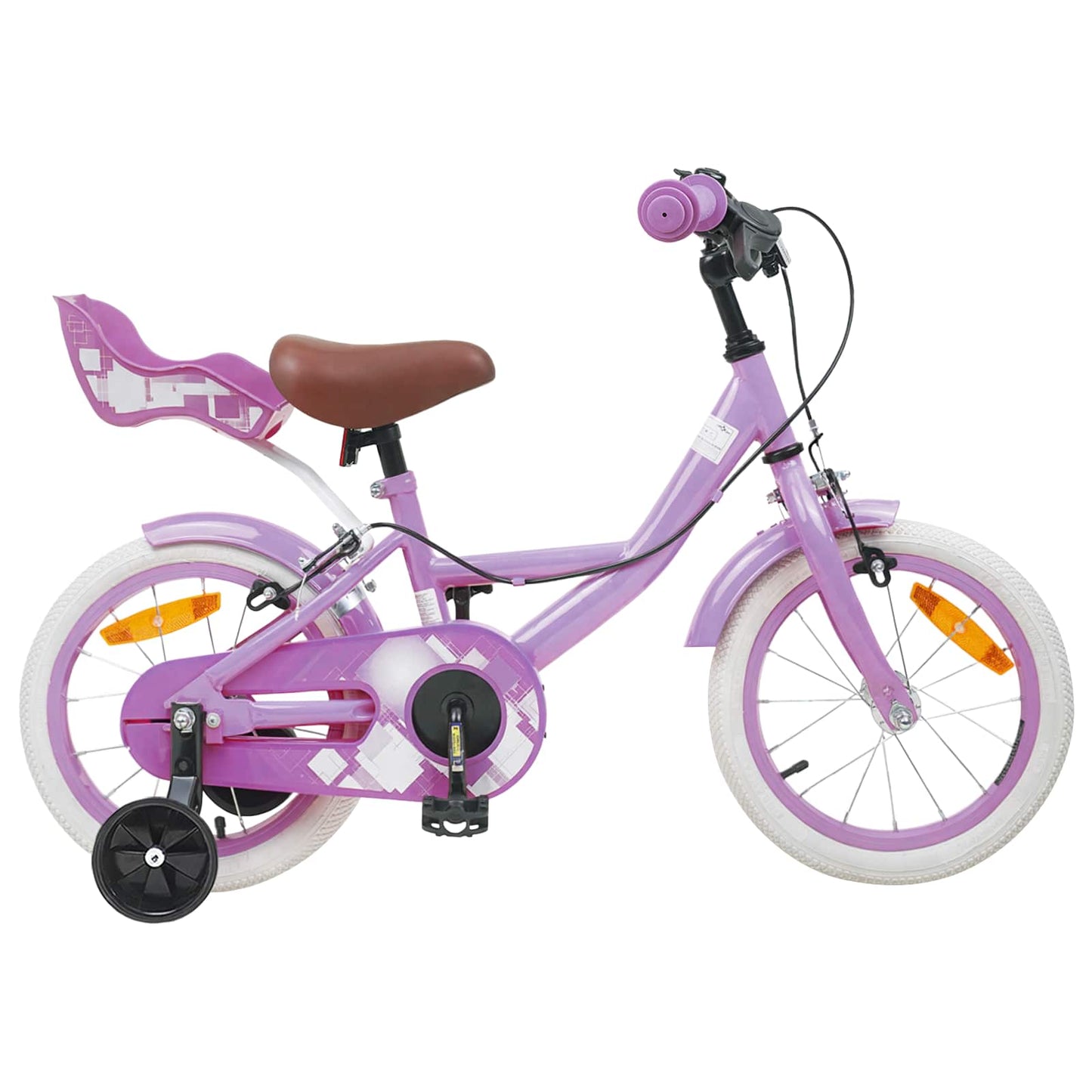 Kids Bike 12 Inches for 2-4 Years Old Purple