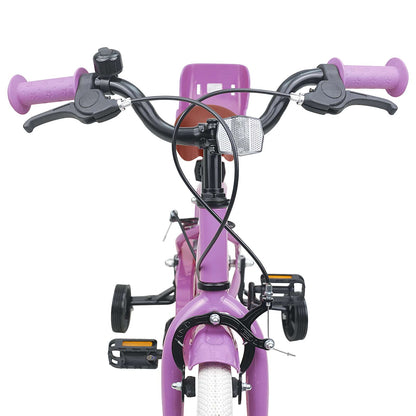 Kids Bike 14 Inches for 3-5 Years Old Purple