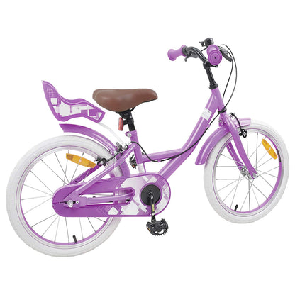 Kids Bike 18 Inches for 5-7 Years Old Purple