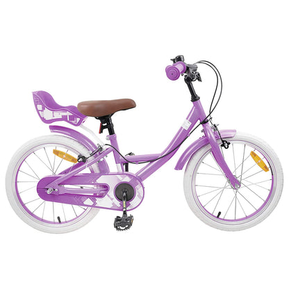 Kids Bike 18 Inches for 5-7 Years Old Purple