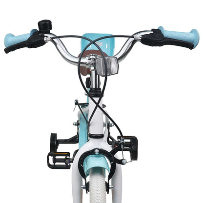 Kids Bike 14 Inches for 3-5 Years Old White